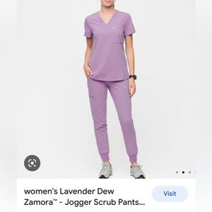 Figs limited edition lavender dew set size medium